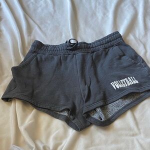 Dark Gray Soft Volleyball Shorts